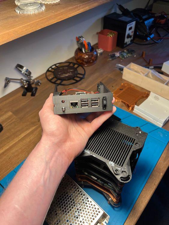 Desktop Raspberry Pi cluster 2