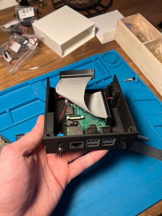 Desktop Raspberry Pi cluster 7